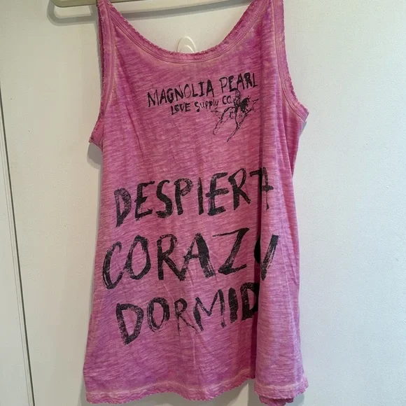 Magnolia Pearl Pink Graphic Tank Top - Picture 5 of 5